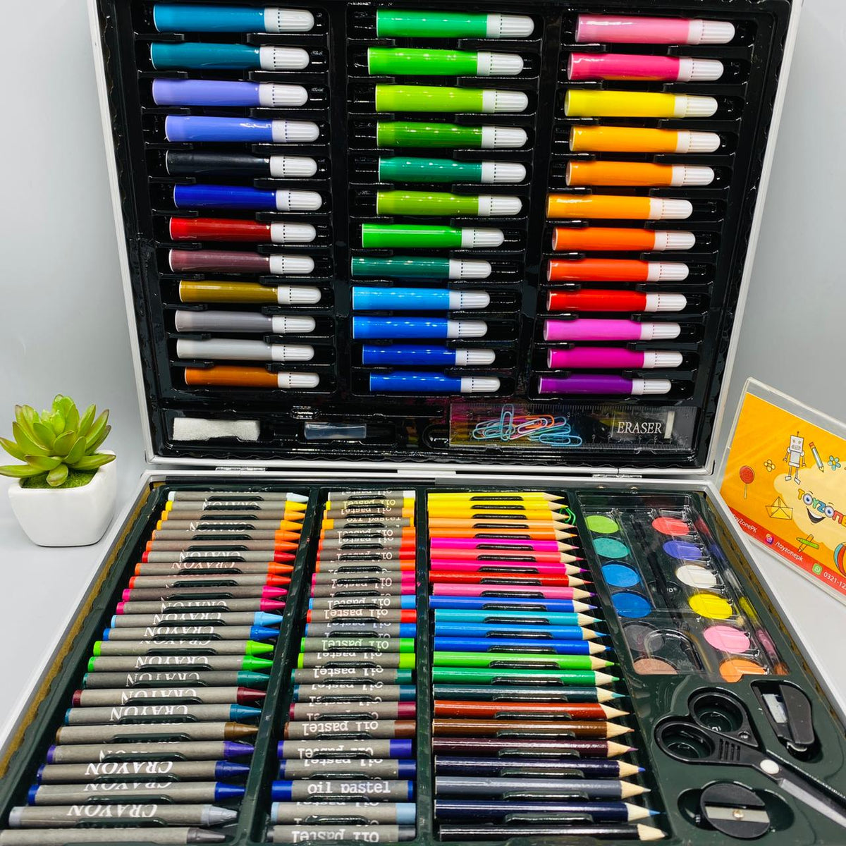 150 Piece Art Set Briefcase | 🎁✨ Best Gift for Kids 🎁✨