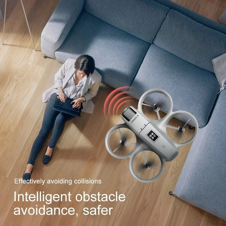 D16 Mini Drone - 2.4G Wifi 480P Camera Drone for Kids With Propeller Guard